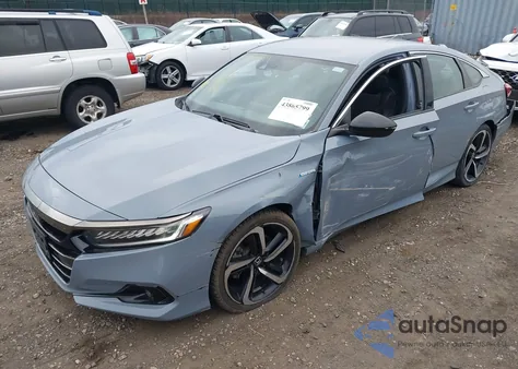 2022 Honda Accord Hybrid Sport from USA, damaged, VIN 1HGCV3F25NA037539